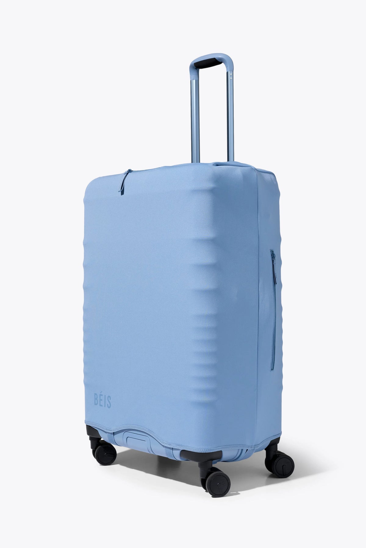 The Hybrid Check-In Luggage Cover in Dusty Blue